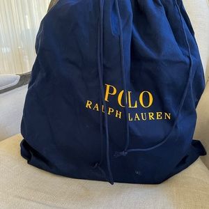 Ralph Lauren Chocolate Brown Suede Bellport Medium Tote